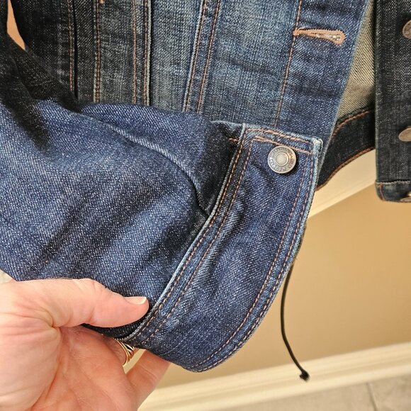 Old Navy Women's Denim/Jean Jacket, Sz Large - Picture 5 of 12